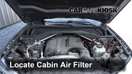 2017 BMW X5 sDrive35i 3.0L 6 Cyl. Turbo Filtro de aire (interior)