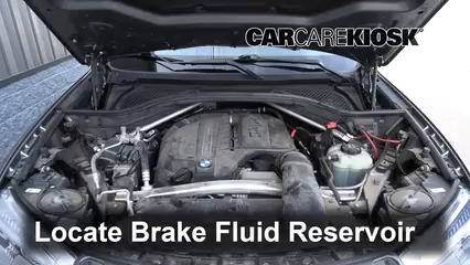 How to Add Brake Fluid: 2017 BMW X5 sDrive35i 3.0L 6 Cyl. Turbo