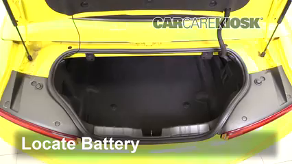 2017 Chevrolet Camaro SS 6.2L V8 Convertible Batterie Nettoyer la batterie et les cosses