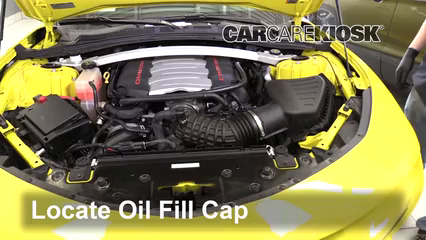 2017 Chevrolet Camaro SS 6.2L V8 Convertible Huile Ajouter de l'huile