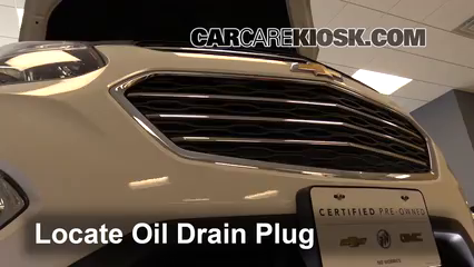 2017 Chevrolet Equinox Premier 3.6L V6 Aceite Cambiar aceite y filtro de aceite