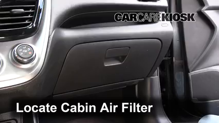 2017 Chevrolet Spark LS 1.4L 4 Cyl. Filtro de aire (interior)