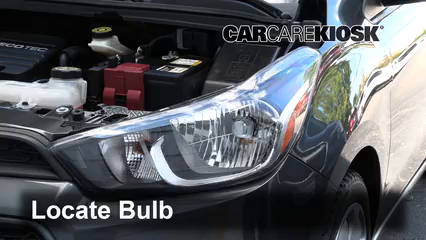 2017 Chevrolet Spark LS 1.4L 4 Cyl. Lights Headlight (replace bulb)