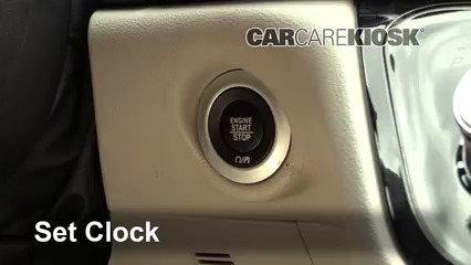 2017 Chrysler Pacifica Touring 3.6L V6 Horloge Régler l'horloge