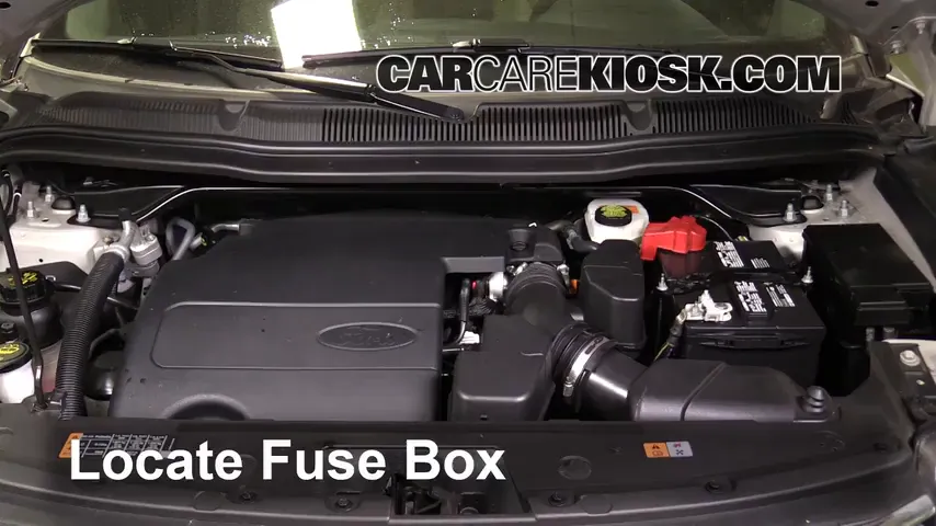 Replace a Fuse: 2017 Ford Explorer XLT 3.5L V6
