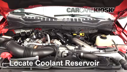 How To Jack Up a 2017 Ford F-250 Super Duty XL 6.7L V8 Turbo Diesel
