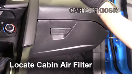 2017 Ford Focus RS 2.3L 4 Cyl. Turbo Filtro de aire (interior)