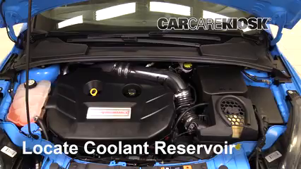 2017 Ford Focus RS 2.3L 4 Cyl. Turbo Antigel (Liquide de Refroidissement) Vérifiez le niveau d'antigel