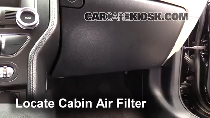 2017 Ford Mustang GT 5.0L V8 Filtre à air (intérieur) Contrôle