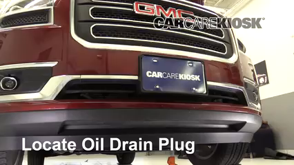 2017 GMC Acadia Limited 3.6L V6 Huile Changer l'huile et le filtre à huile