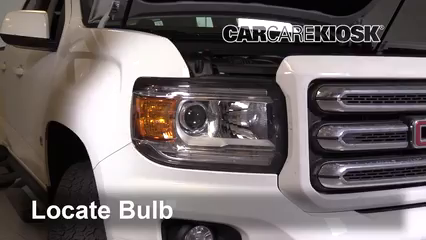 2017 GMC Canyon SLE 2.8L 4 Cyl. Turbo Diesel Crew Cab Pickup Luces Luz de giro delantera (reemplazar foco)