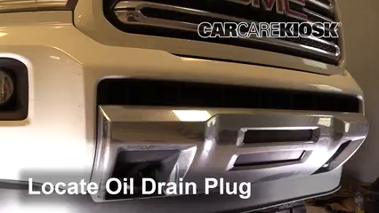 2017 GMC Canyon SLE 2.8L 4 Cyl. Turbo Diesel Crew Cab Pickup Huile Changer l'huile et le filtre à huile
