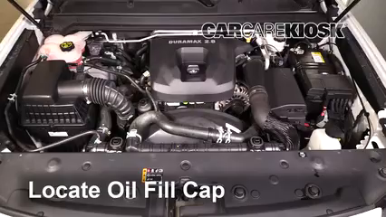 2017 GMC Canyon SLE 2.8L 4 Cyl. Turbo Diesel Crew Cab Pickup Oil Add Oil