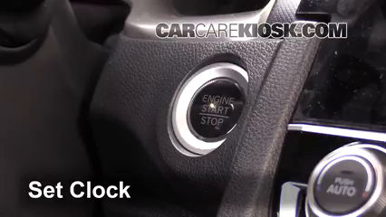 2017 Honda Civic LX 1.5L 4 Cyl. Turbo Coupe Clock