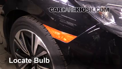 2017 Honda Civic LX 1.5L 4 Cyl. Turbo Coupe Lights Parking Light (replace bulb)