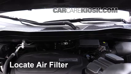 2017 Honda Ridgeline RTL 3.5L V6 Filtre à air (moteur) Changement
