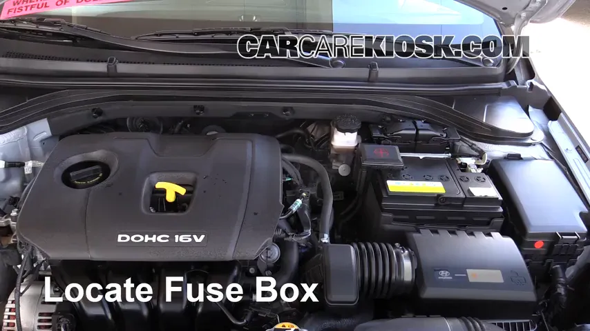 Blown Fuse Check 2017 Hyundai Elantra Limited 2.0L 4 Cyl
