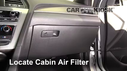 2017 Hyundai Sonata Sport 2.0T 2.0L 4 Cyl. Turbo Air Filter (Cabin) Replace
