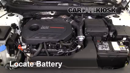 2017 Hyundai Sonata Sport 2.0T 2.0L 4 Cyl. Turbo Battery Replace