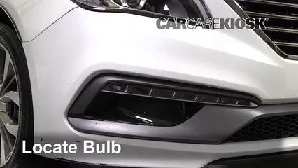 2017 Hyundai Sonata Sport 2.0T 2.0L 4 Cyl. Turbo Éclairage Feu de jour (remplacer l'ampoule)