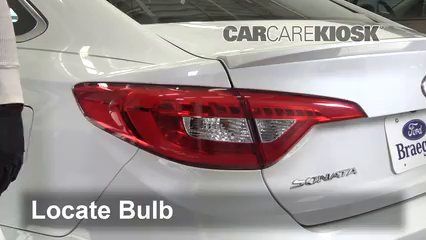 2017 Hyundai Sonata Sport 2.0T 2.0L 4 Cyl. Turbo Lights Tail Light (replace bulb)