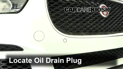 2017 Jaguar XE Premium 3.0L V6 Supercharged Aceite Cambiar aceite y filtro de aceite