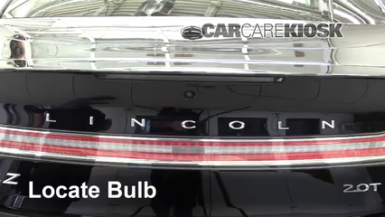 2017 Lincoln MKZ Premiere 2.0L 4 Cyl. Turbo Luces Luz de freno central (reemplazar foco)