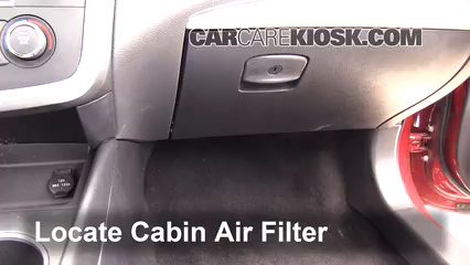 2017 Nissan Altima SL 2.5L 4 Cyl. Air Filter (Cabin) Check