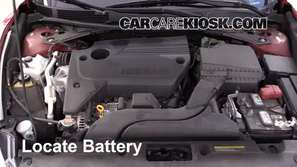 2017 Nissan Altima SL 2.5L 4 Cyl. Battery Replace