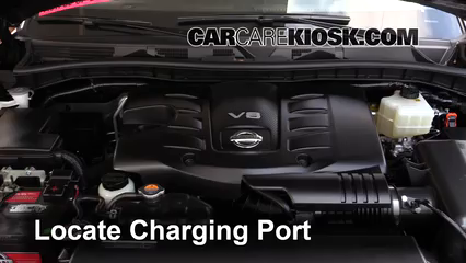 2017 Nissan Armada SV 5.6L V8 Air Conditioner Recharge Freon