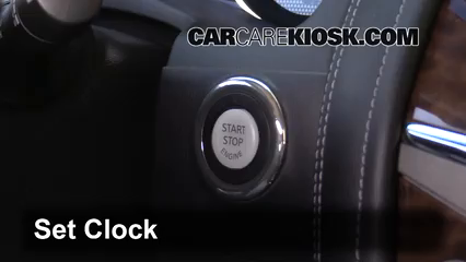 2017 Nissan Armada SV 5.6L V8 Reloj Fijar hora de reloj