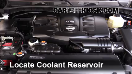 2017 Nissan Armada SV 5.6L V8 Antigel (Liquide de Refroidissement) Vérifiez le niveau d'antigel