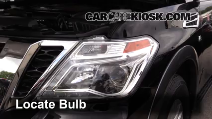 2017 Nissan Armada SV 5.6L V8 Lights Parking Light (replace bulb)