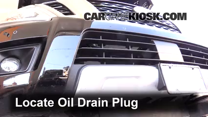 2017 Nissan Armada SV 5.6L V8 Aceite Cambiar aceite y filtro de aceite