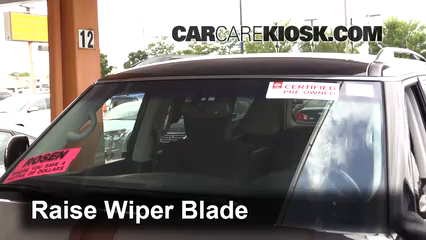 2017 Nissan Armada SV 5.6L V8 Windshield Wiper Blade (Front) Replace Wiper Blades