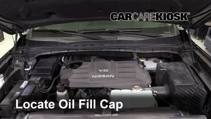2017 Nissan Titan XD SL 5.6L V8 Huile Ajouter de l'huile