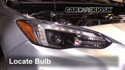 2017 Subaru Impreza Limited 2.0L 4 Cyl. Hatchback Éclairage Feux de route (remplacer l'ampoule)