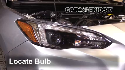 2017 Subaru Impreza Limited 2.0L 4 Cyl. Hatchback Luces Luz de giro delantera (reemplazar foco)