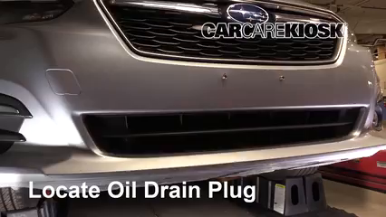 2017 Subaru Impreza Limited 2.0L 4 Cyl. Hatchback Huile Changer l'huile et le filtre à huile