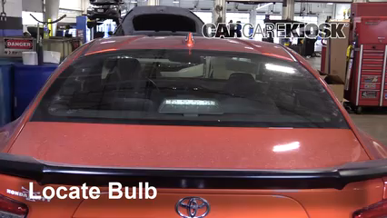 2017 Toyota 86 2.0L 4 Cyl. Coupe (2 Door) Luces Luz de freno central (reemplazar foco)