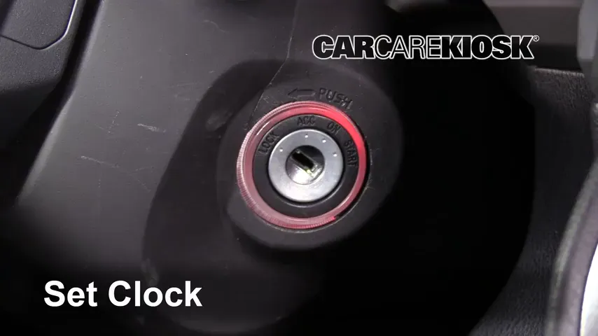 How to Set the Clock / Change Time on a 2017 Toyota 86 2.0L 4 Cyl ...
