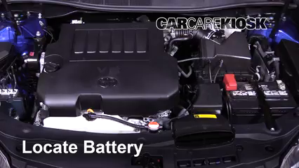 2017 Toyota Camry XLE 3.5L V6 Battery Replace
