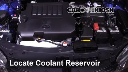 2017 Toyota Camry XLE 3.5L V6 Refrigerante (anticongelante) Controlar nivel de líquido