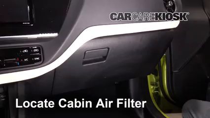 2017 Toyota Corolla iM 1.8L 4 Cyl. Filtro de aire (interior)