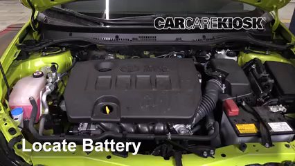 2017 Toyota Corolla iM 1.8L 4 Cyl. Battery Replace