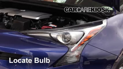 2017 Toyota Prius Four 1.8L 4 Cyl. Luces Luz de estacionamiento (reemplazar foco)