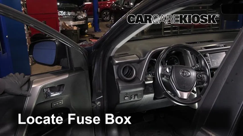 Interior Fuse Check: 2017 Toyota RAV4 Hybrid Limited 2.5L 4 Cyl