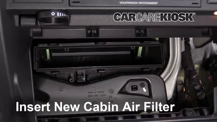 Cabin Air Filter Check: 2017 Volkswagen Golf Alltrack S 1.8L 4 Cyl. Turbo