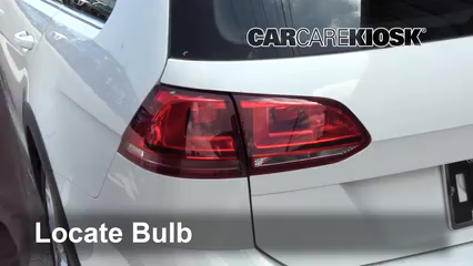 2017 Volkswagen Golf Alltrack S 1.8L 4 Cyl. Turbo Luces Luz de reversa (reemplazar foco)