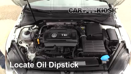 2017 Volkswagen Golf Alltrack S 1.8L 4 Cyl. Turbo Aceite Controlar nivel de aceite